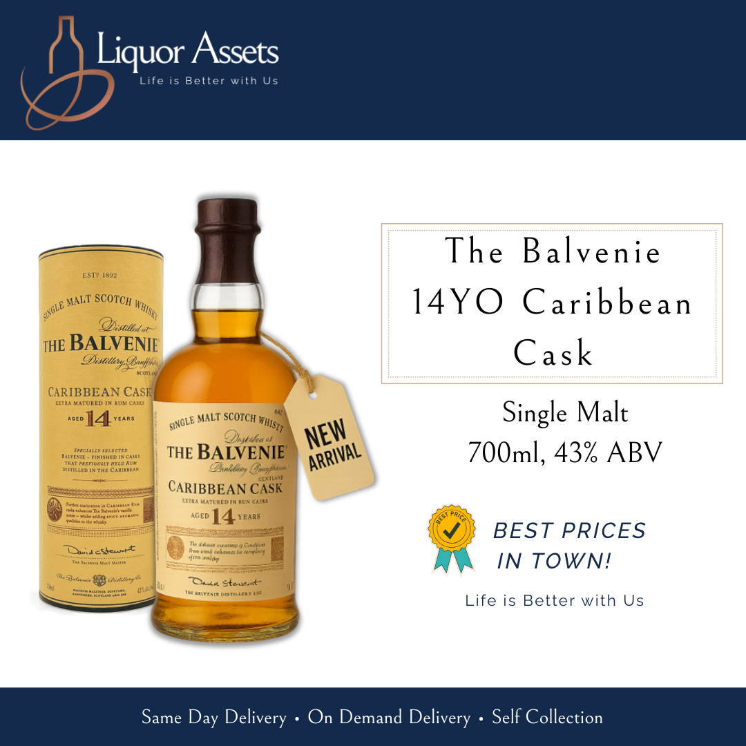 Balvenie 14 Years Caribbean Cask with box
