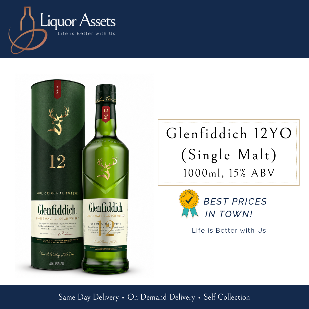 Glenfiddich 12 Years 700ml with Box